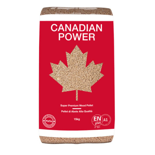 Bancale Pellet Canadianpower ENplus A1 70 sacchi da 15 kg in abete